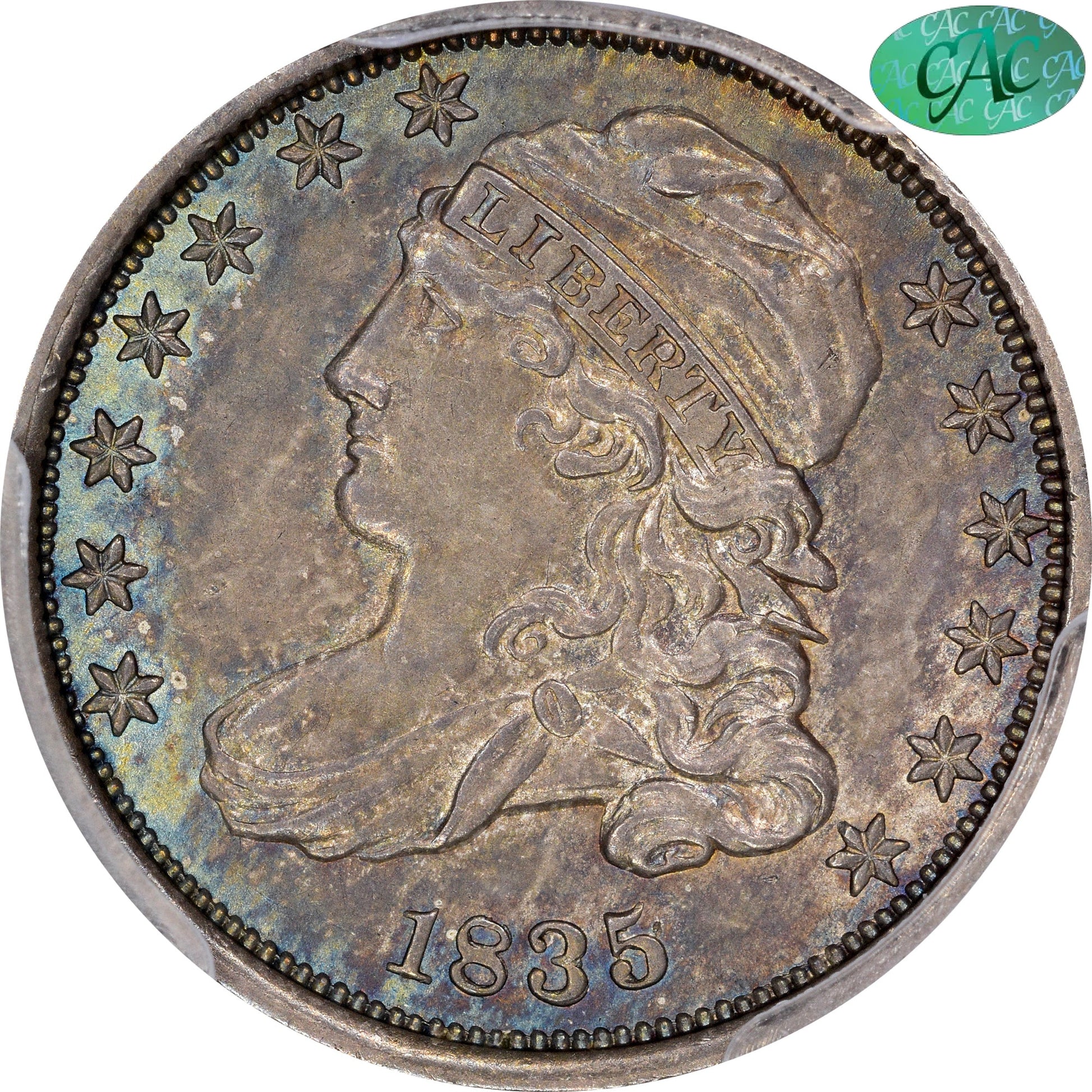 1835 10C Ms62 Pcgs Cac