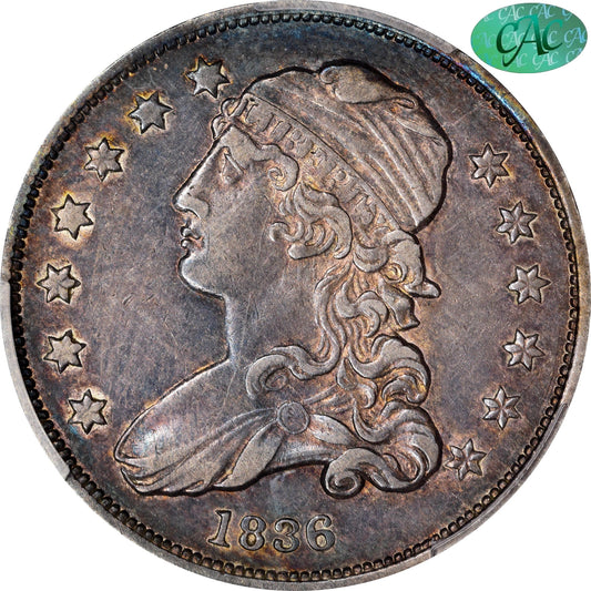 1836 25C Xf45 Pcgs Cac