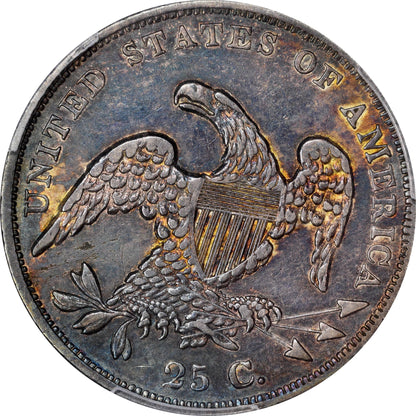 1836 25C Xf45 Pcgs Cac