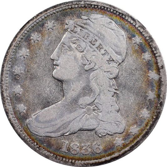 1836 50C REEDED EDGE VG10 NGC - Paradime Coins | PCGS NGC CACG CAC Rare US Numismatic Coins For Sale