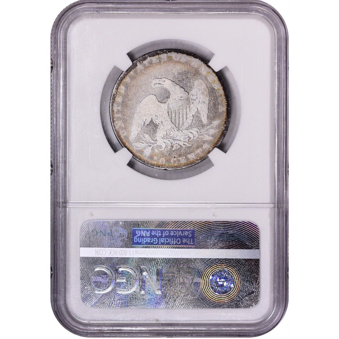 1836 50C REEDED EDGE VG10 NGC - Paradime Coins | PCGS NGC CACG CAC Rare US Numismatic Coins For Sale