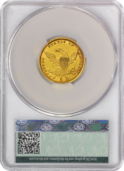 1836 $5 Au58 Cacg