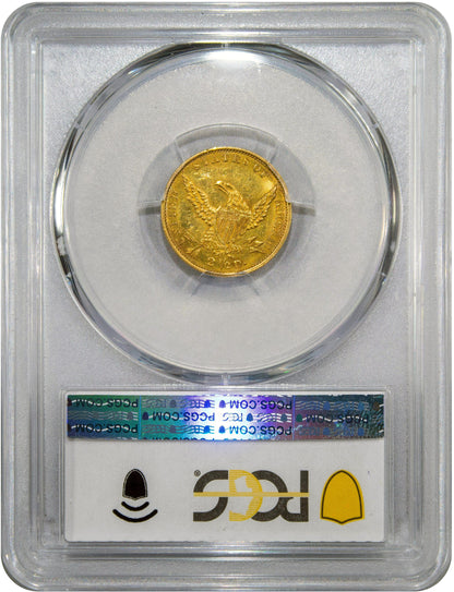1837 $2.5 MS62 PCGS CAC REVERSE HOLDER