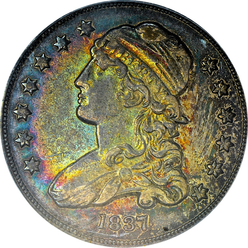 1837 25C Xf45 Pcgs Cac