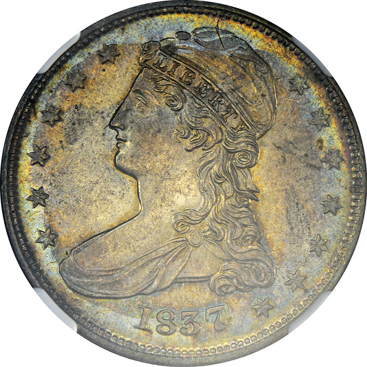 1837 50C MS61 NGC