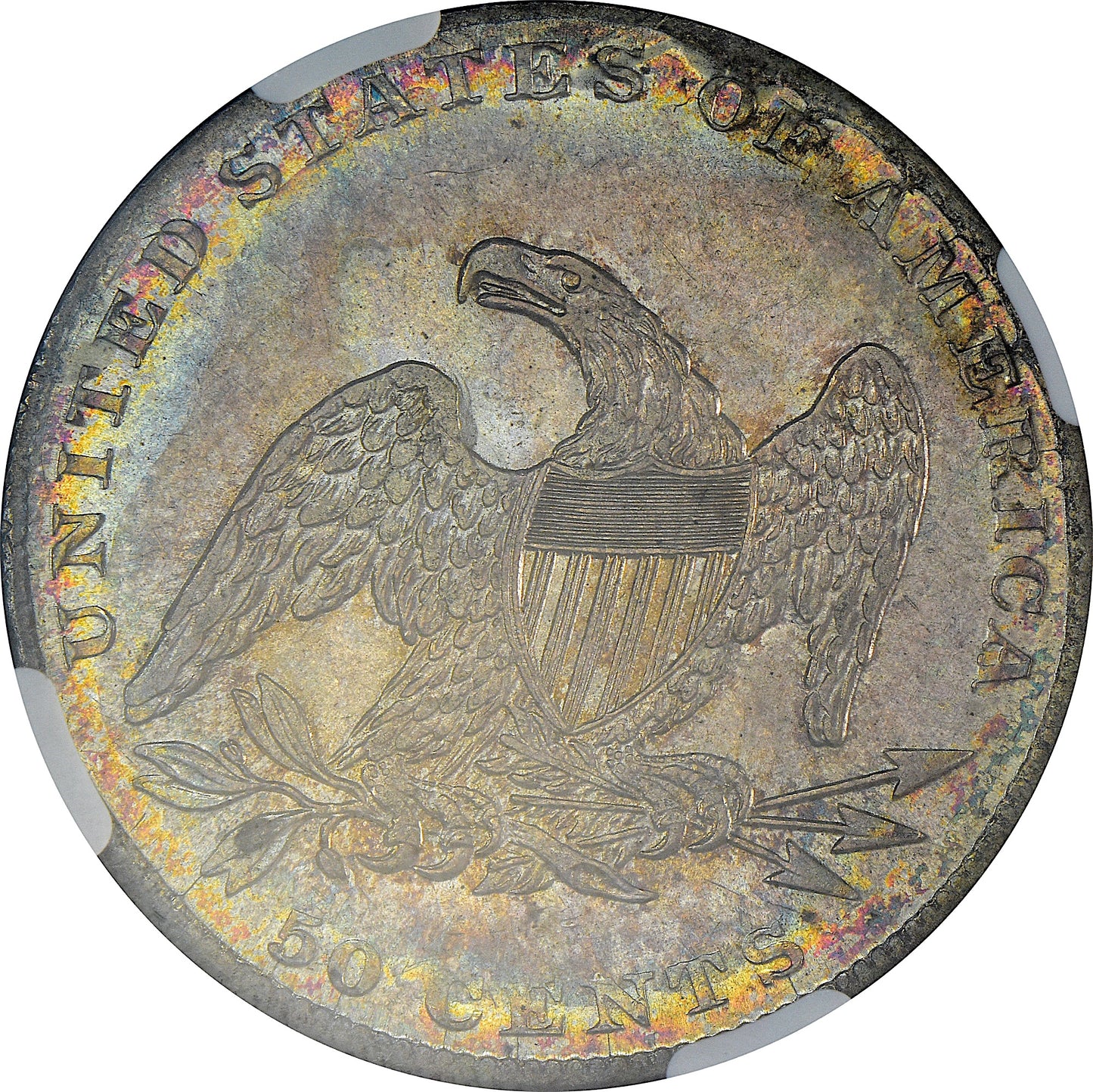 1837 50C MS61 NGC