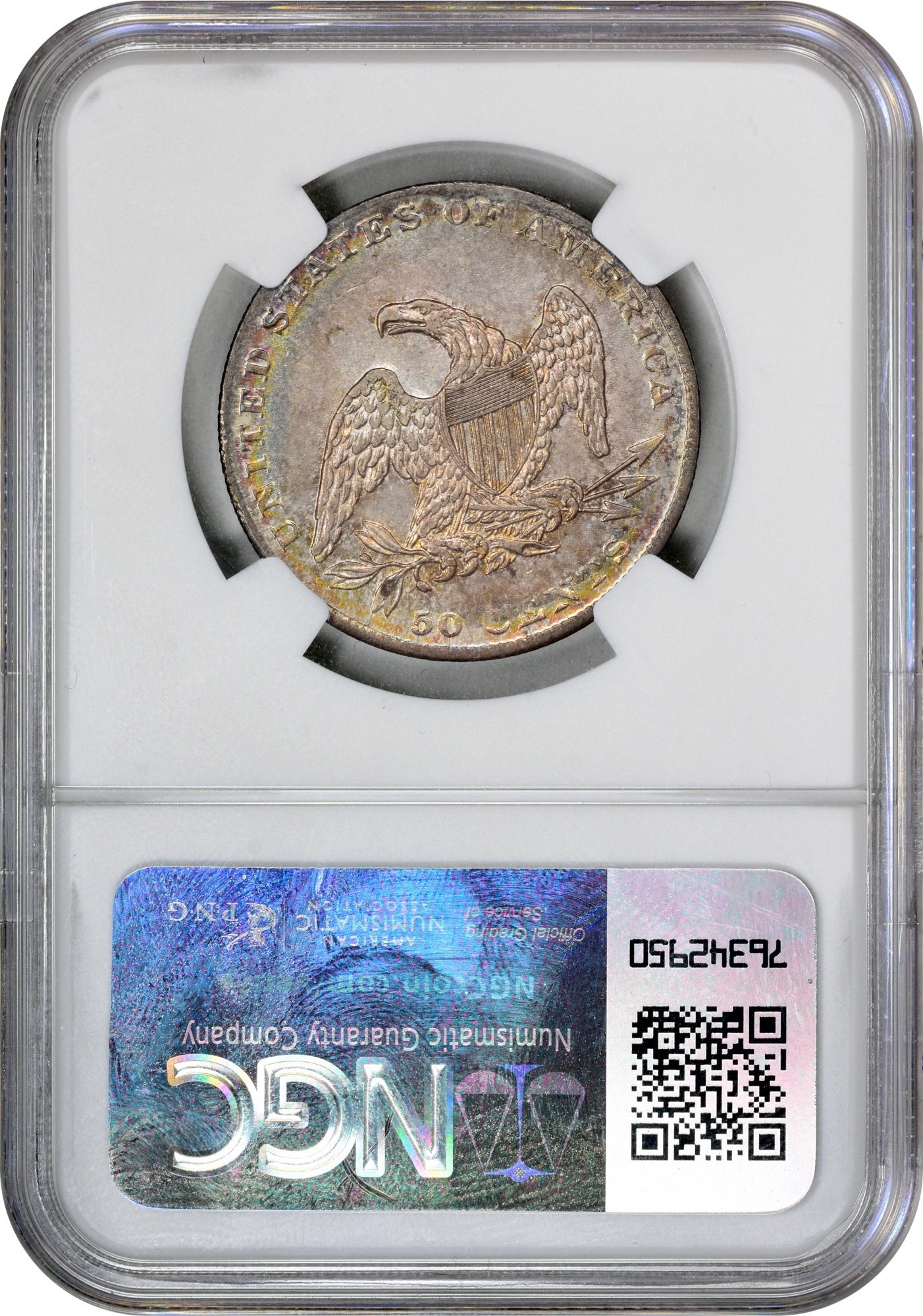 1837 50C MS61 NGC