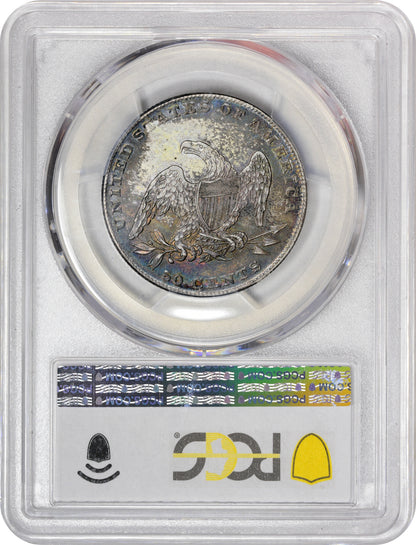 1837 50C REEDED EDGE AU53 PCGS