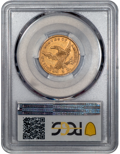 1838 $5 AU55 PCGS CAC – Paradime Coins