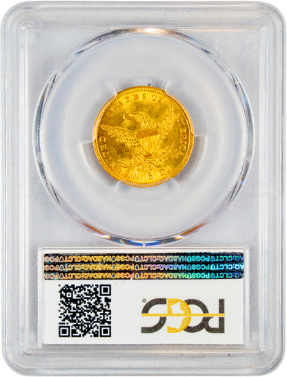 1838 $5 MS63 PCGS CAC $5