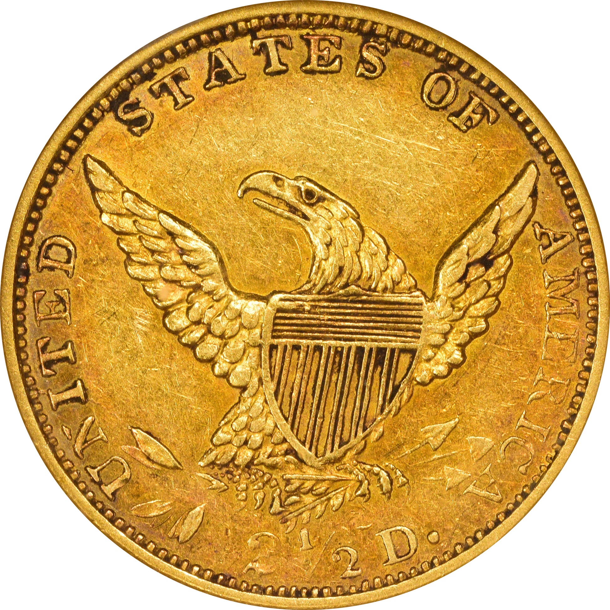 1839-O $2.5 AU53 OH NGC CAC - Paradime Coins | PCGS NGC CACG CAC Rare US Numismatic Coins For Sale