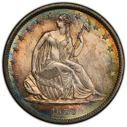 1839 50C DRAPERY MS65 PCGS