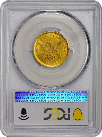 1839 $5 AU58 PCGS CAC REVERSE HOLDER