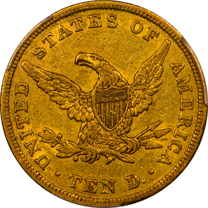 激レア ビンテージ トランプ ゴールドエッジ 1800 BD-1 $10 MS | Coin Explorer | NGC