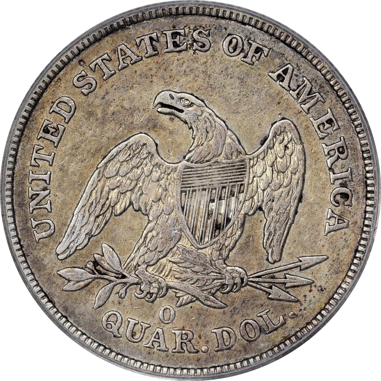 1840-O 25C NO DRAPERY VF35 PCGS CAC