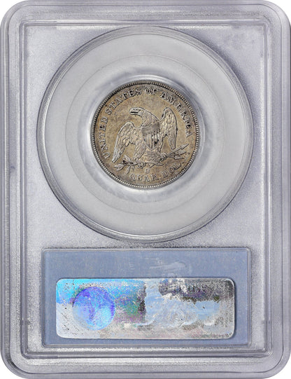 1840-O 25C NO DRAPERY VF35 PCGS CAC
