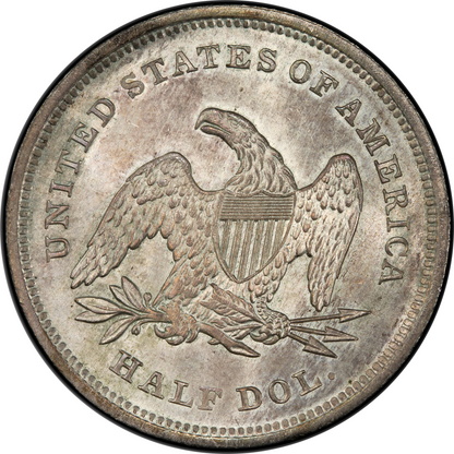 1840 Liberty Seated Half Dollar 50C SM LT REVERSE OF 1839 MS66 PCGS CAC EX CLAPP/ ELIASBERG Reverse