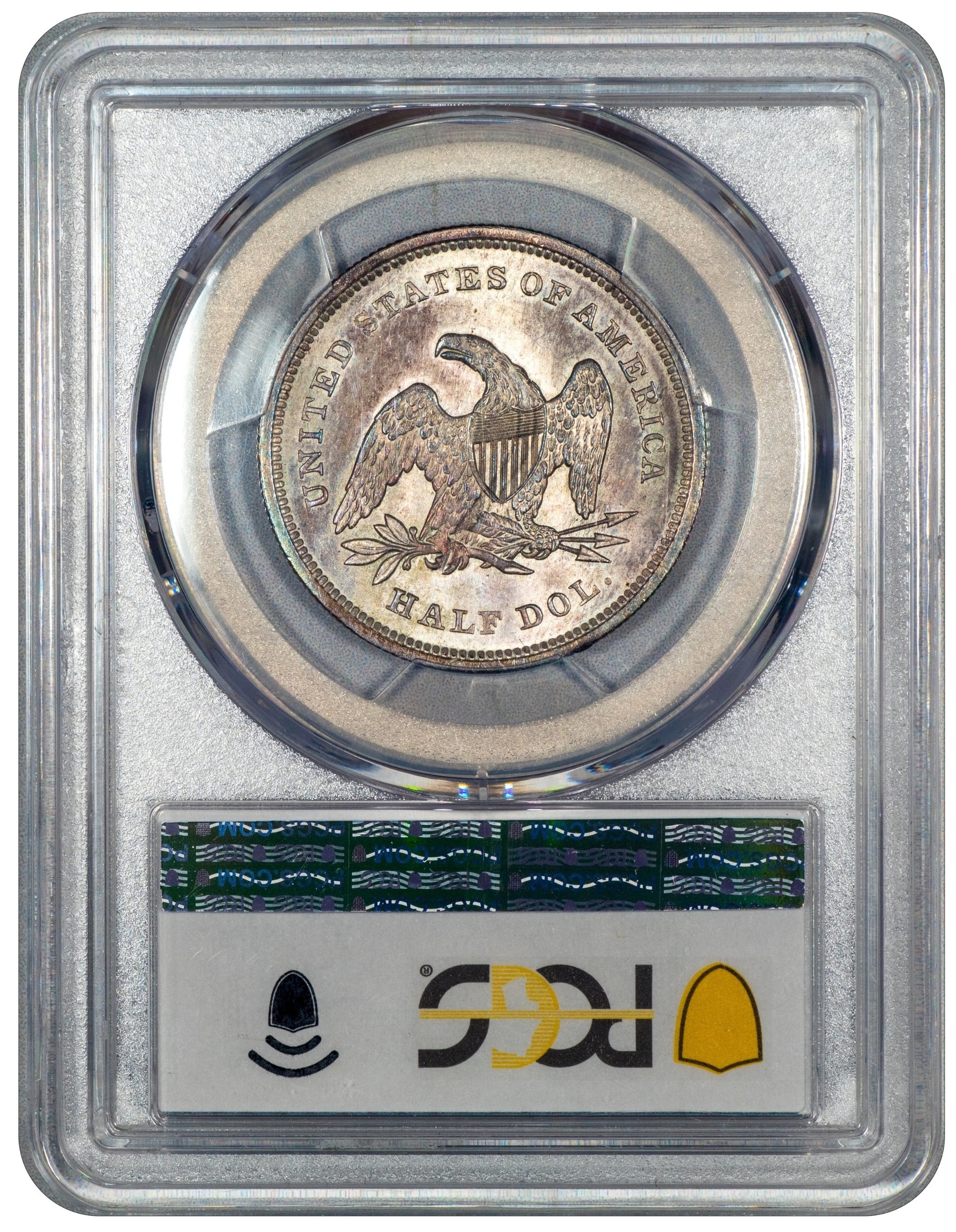 1840 Liberty Seated Half Dollar 50C SM LT REVERSE OF 1839 MS66 PCGS CAC EX CLAPP/ ELIASBERG Reverse Holder