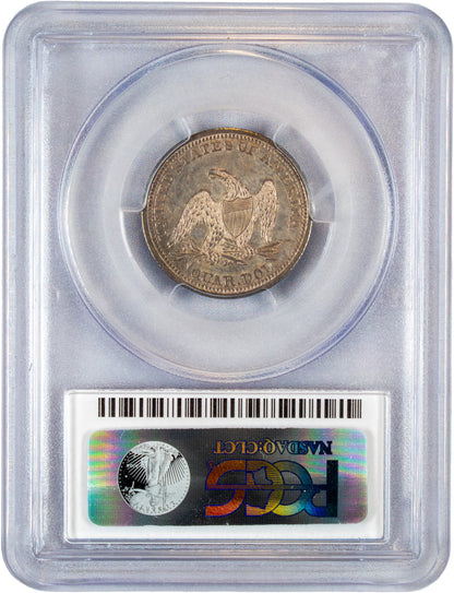 1841 25C MS62 PCGS CAC REVERSE HOLDER