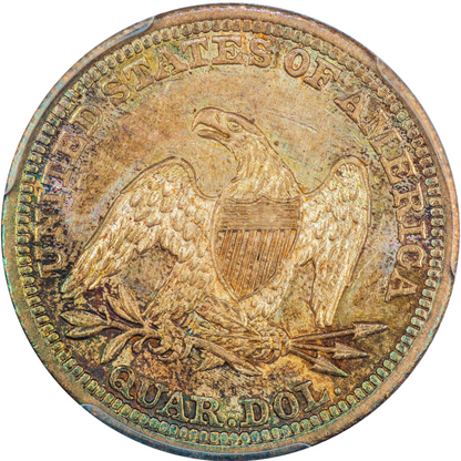 1841 25C MS63 PCGS CAC 25C