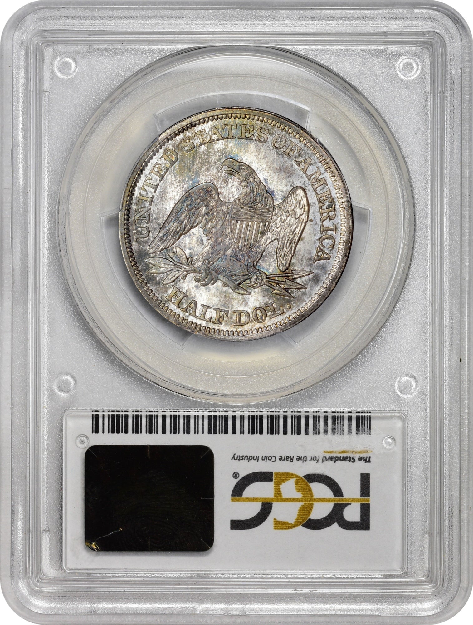 1842 50C MEDIUM DATE MS66 PCGS CAC 50C