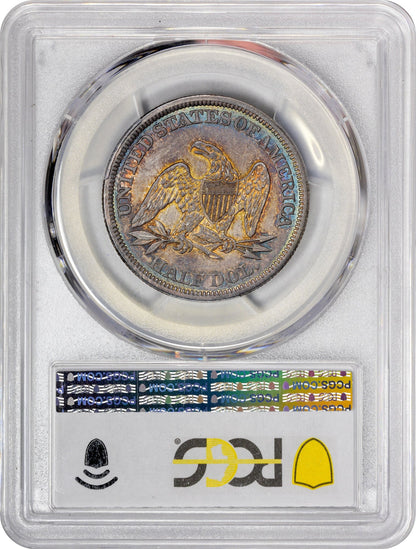 1842 50C Small Date Au53 Pcgs Cac