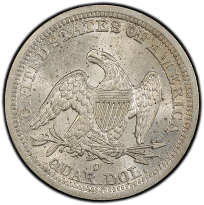 1842-O 25C LARGE DATE MS61 PCGS CAC 25C