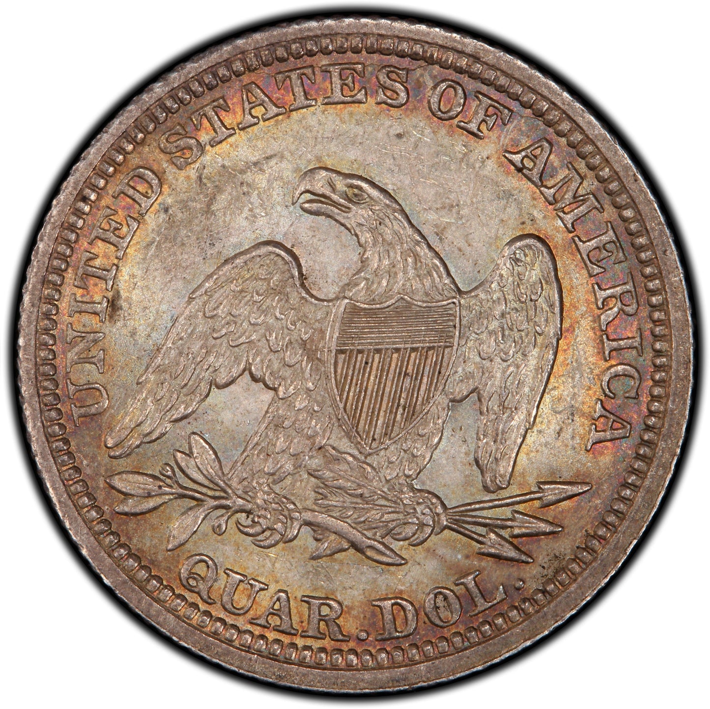 1844 25C MS63 PCGS CAC 25C