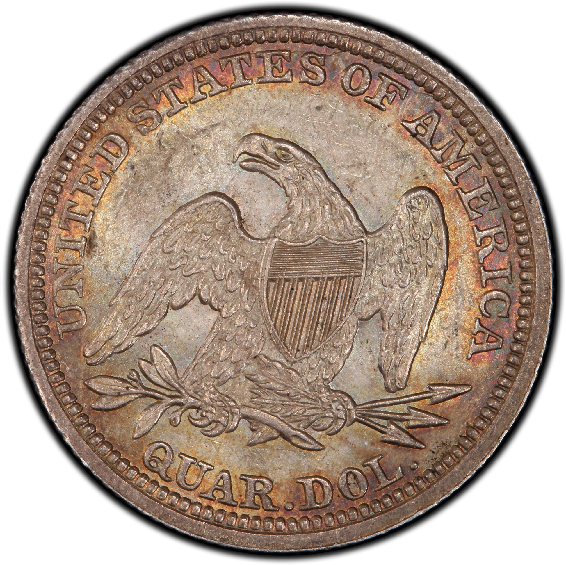 1844 25C MS63 PCGS CAC 25C