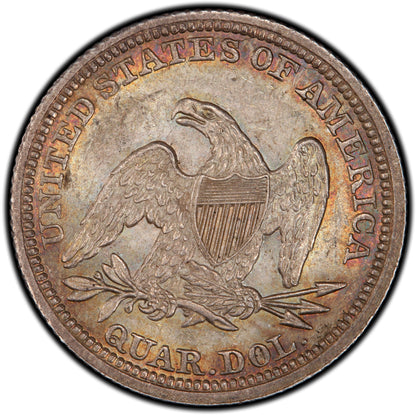1844 25C MS63 PCGS CAC 25C