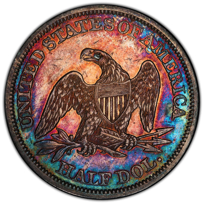 1844 50C XF45 PCGS REV