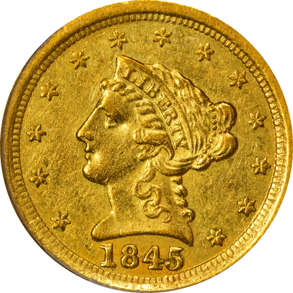 1845-O $2.5 AU53 PCGS - Paradime Coins | PCGS NGC CACG CAC Rare US Numismatic Coins For Sale