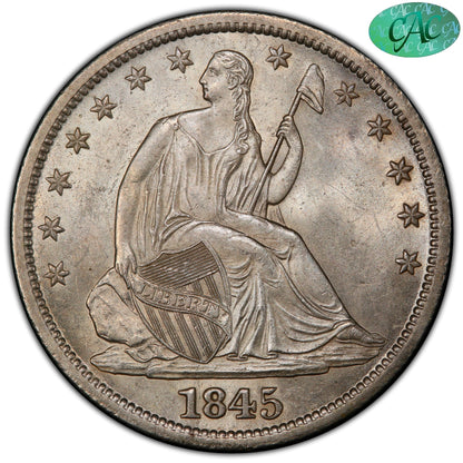 1845-O 50C MS63 PCGS CAC