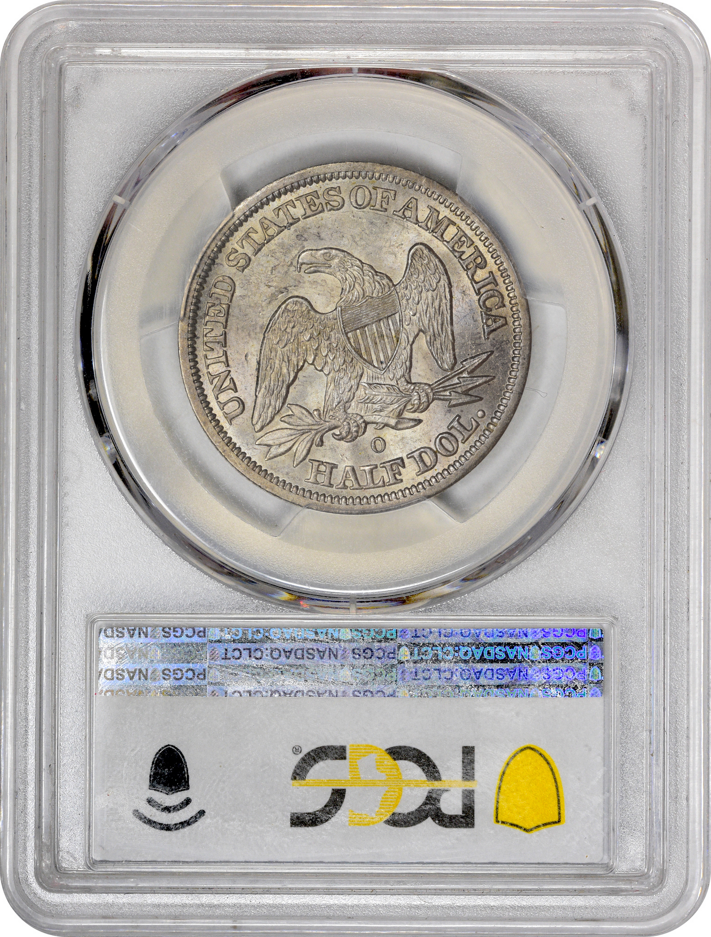 1845-O 50C Ms63 Pcgs Cac