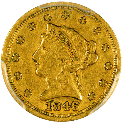 1846-D $2.50 XF40 PCGS CAC