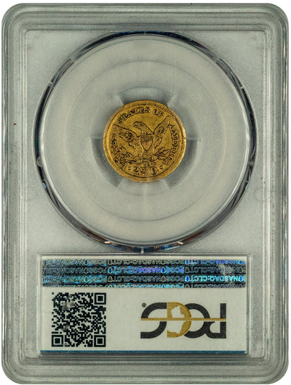 1846-D $2.50 XF40 PCGS CAC REVERSE HOLDER