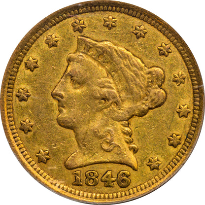 1846-O $2.5 XF45 PCGS CAC OBV