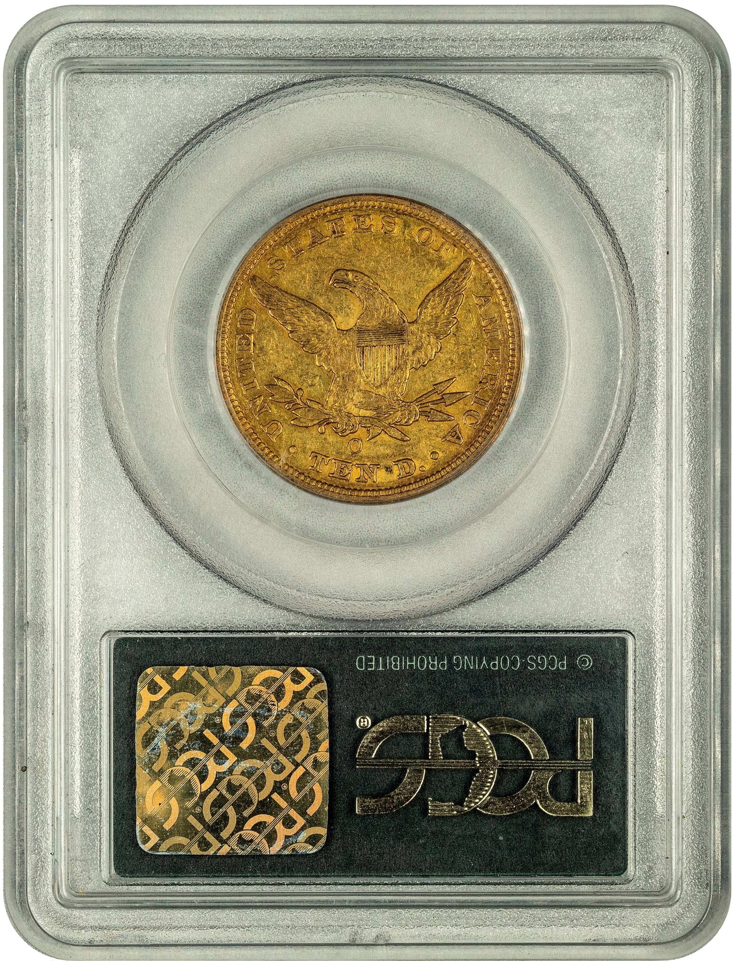 1847-O $10 New Orleans Liberty Head Eagle XF40 OGH PCGS CAC REVERSE HOLDER