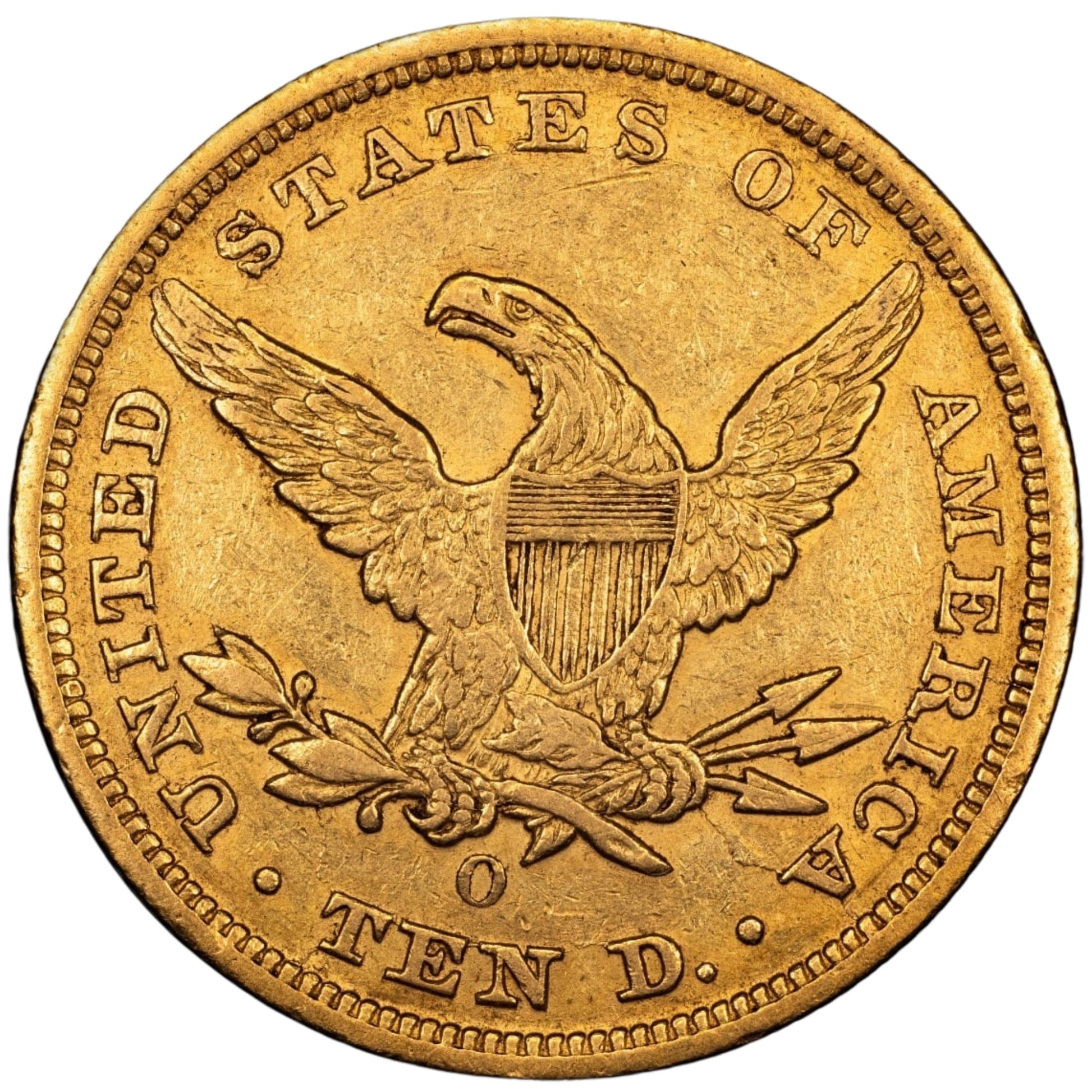 1847-O $10 XF45 CACG $10