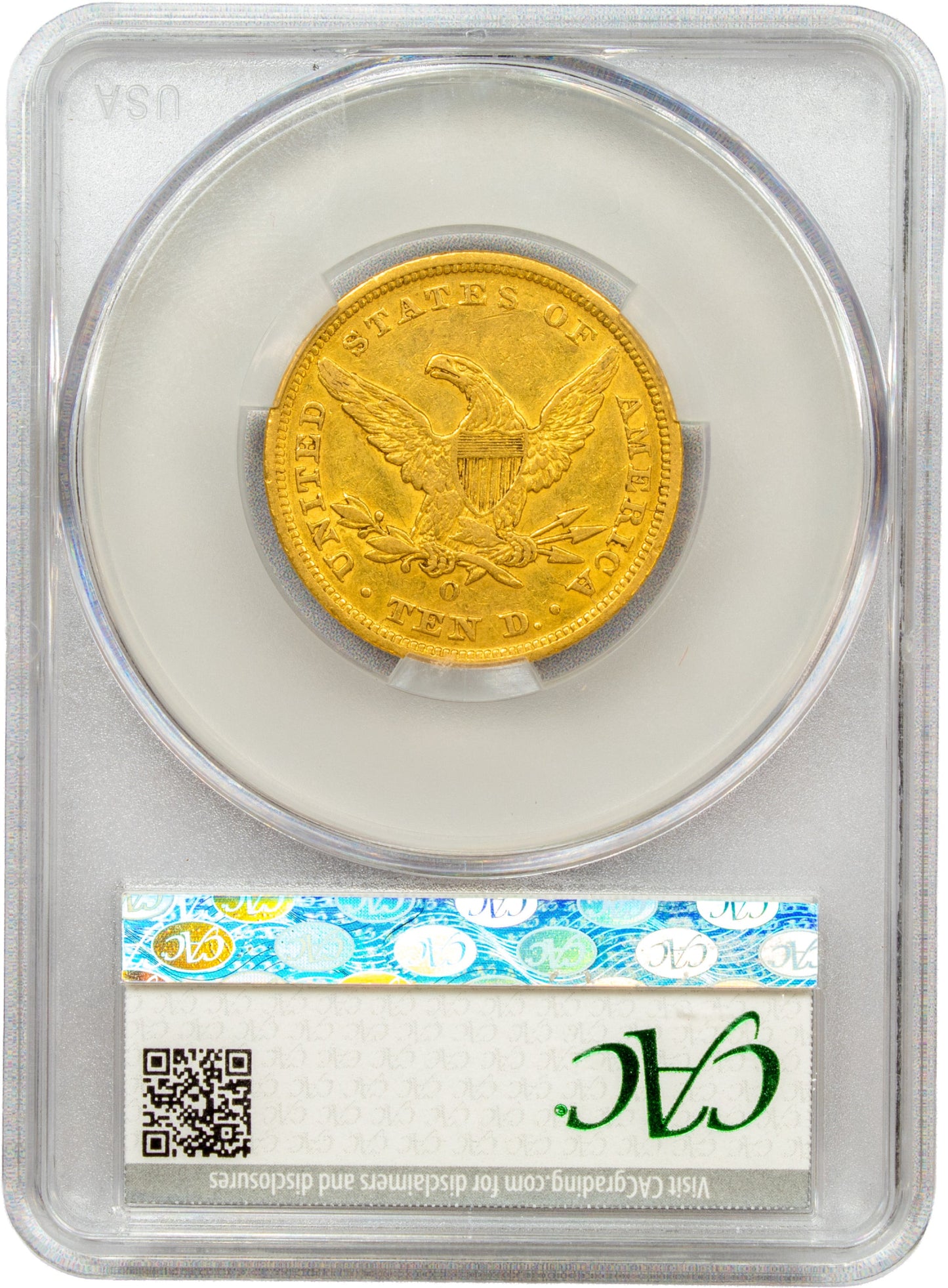 1847-O $10 XF45 CACG $10