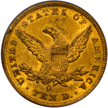 1847-O $10 Liberty Head Eagle XF45 OGH PCGS CAC