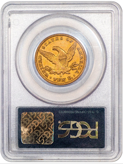 1848-O Liberty Head Eagle $10 XF40 OGH PCGS CAC REVERSE HOLDER