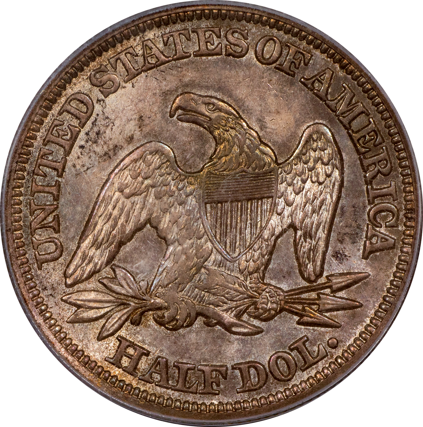 1848 50C MS65 PCGS CAC REVERSE