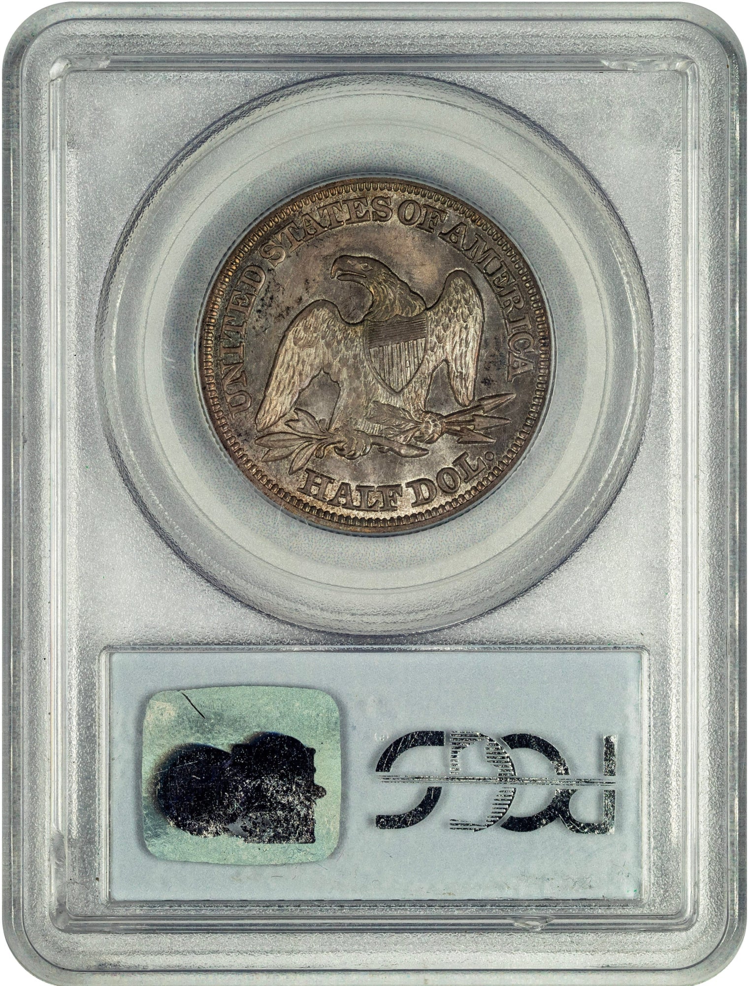 1848 50C MS65 PCGS CAC REVERSE HOLDER