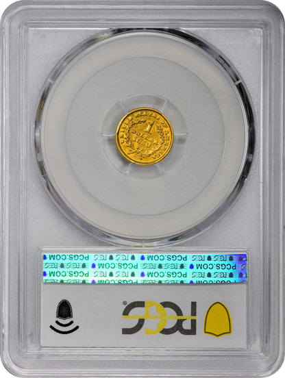 1850-D G$1 Au58 Pcgs Cac $5