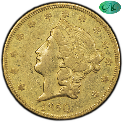 1850-O $20 XF40 PCGS CAC $20