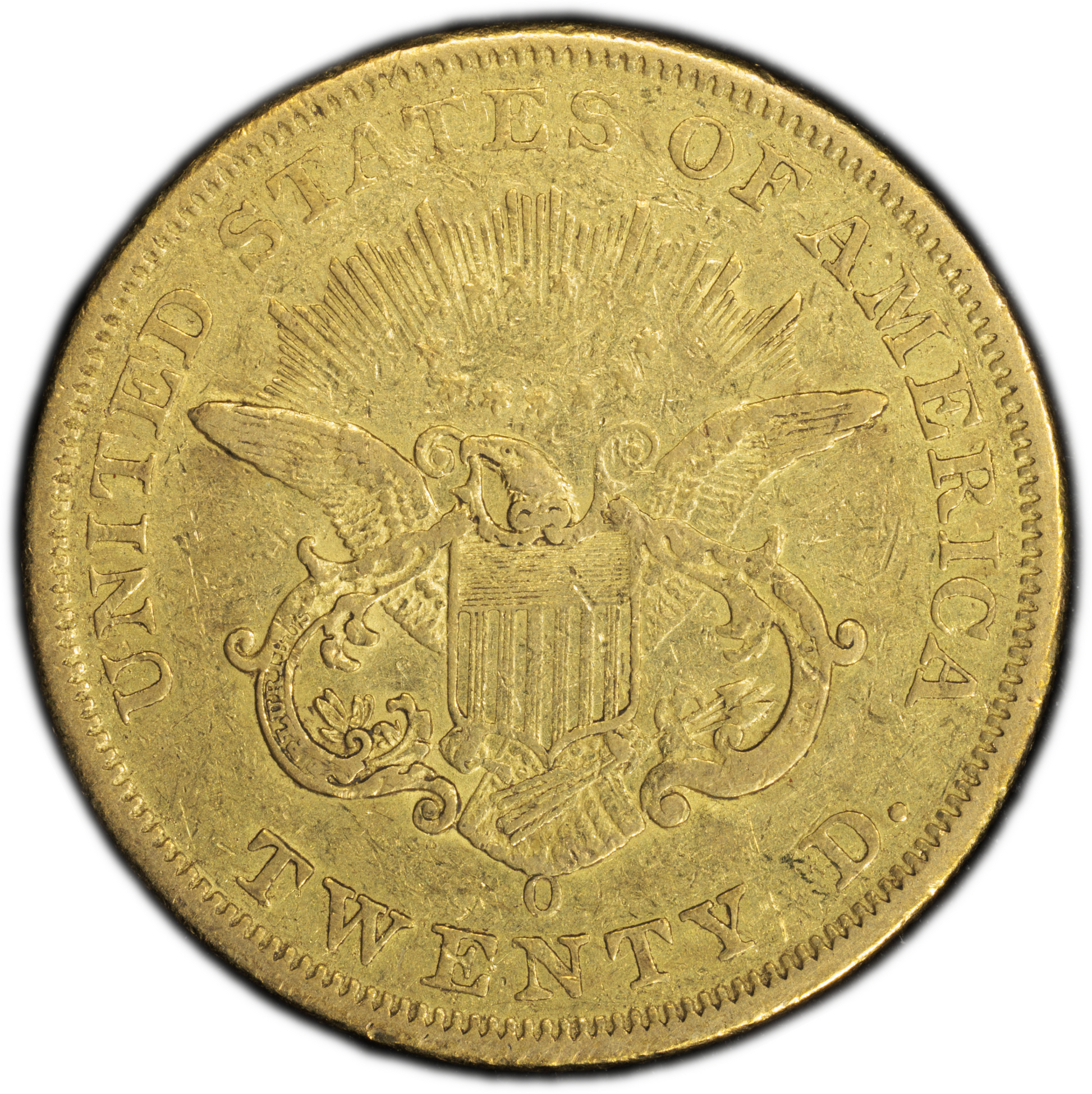 1850-O $20 XF40 PCGS CAC $20