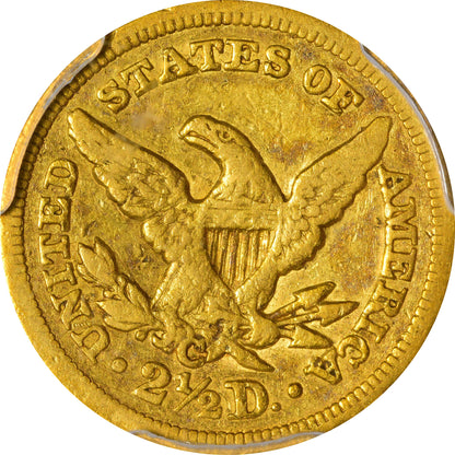 1851-C $2.5 F15 PCGS