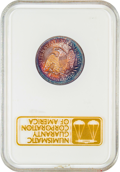 1851 25C MS64 OH NGC CAC REVERSE HOLDER