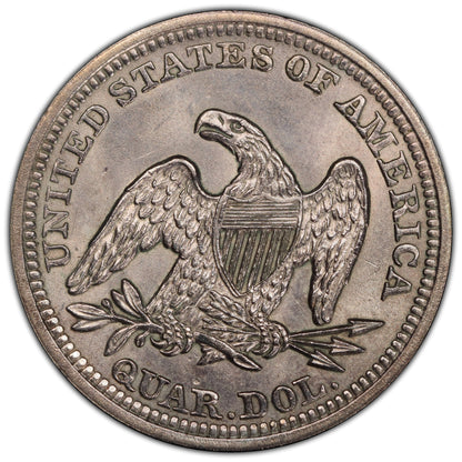 1852 25C MS62 PCGS CAC 25C